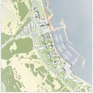 Ostsee Hafenquartier Lageplan 1