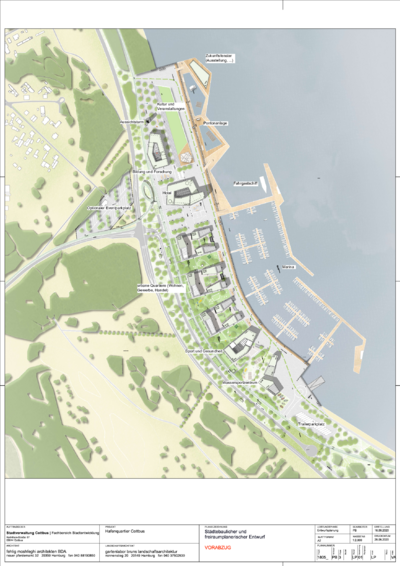Ostsee Hafenquartier Lageplan 1