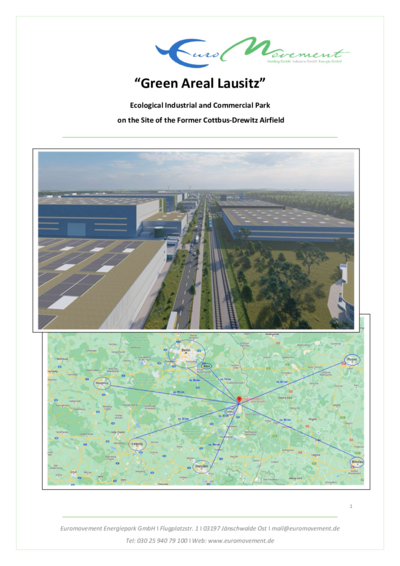 Projekt Teaser Green Areal Lausitz GRAL EN